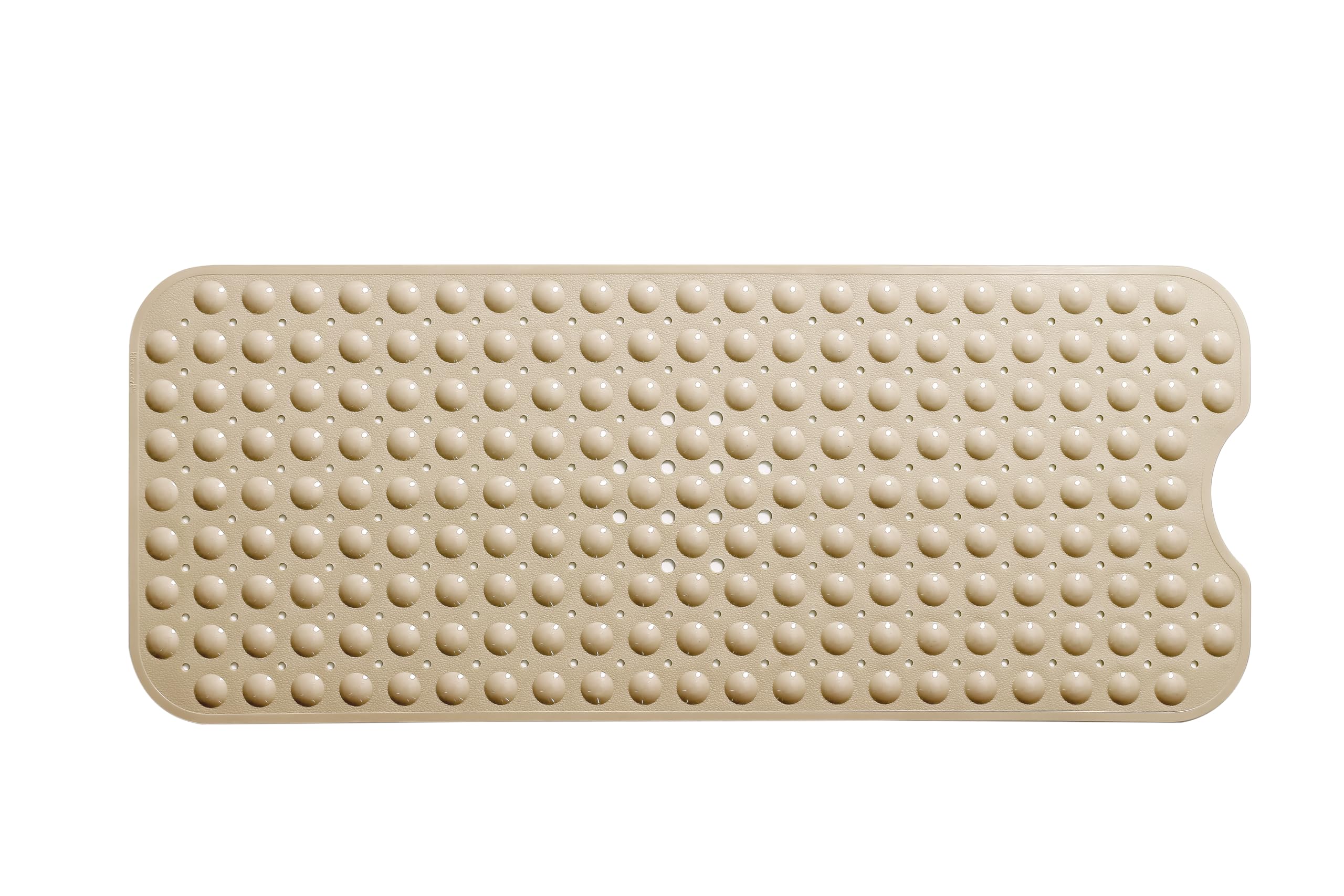 Tike Smart Extra-Long Non-Slip Bathtub & Shower Mat 39   X16    (Smooth/Non-Textured Tubs Only) Safe, Clean, Machine-Washable, S